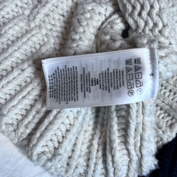Michael Kors Cotton/Wool Sweater, Navy/White - Picture 4 of 4